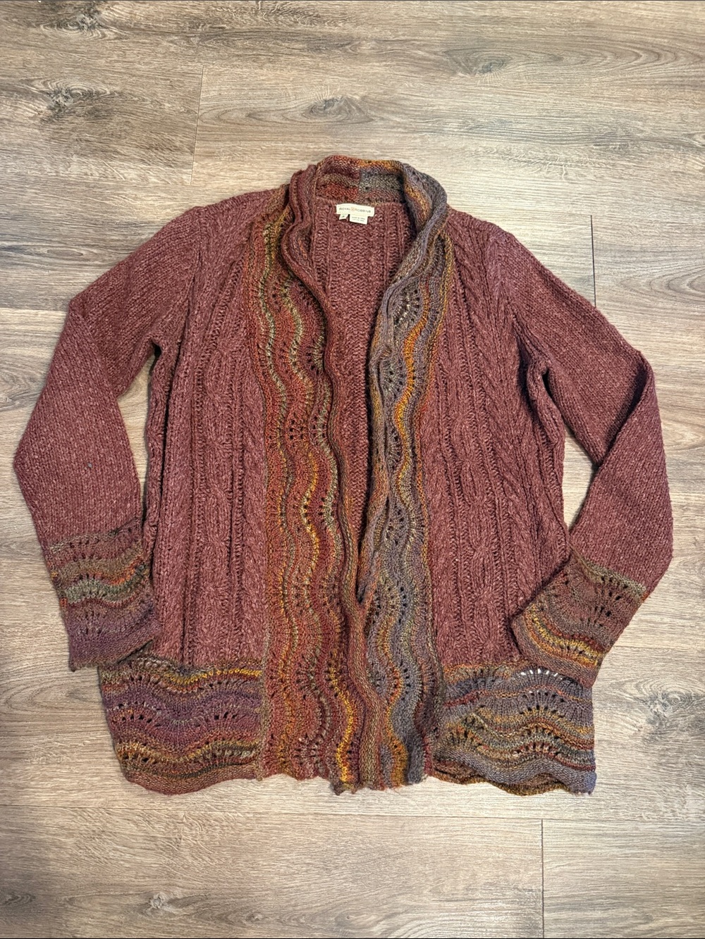 Royal Robbins Purple Knit Cardigan Size S